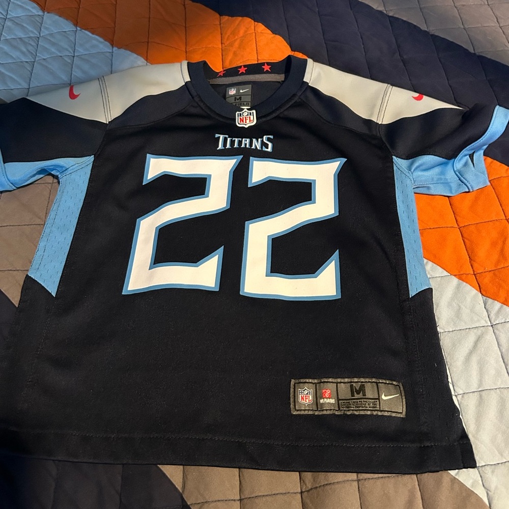 Nike Titans Jersey - Black and Blue Boys